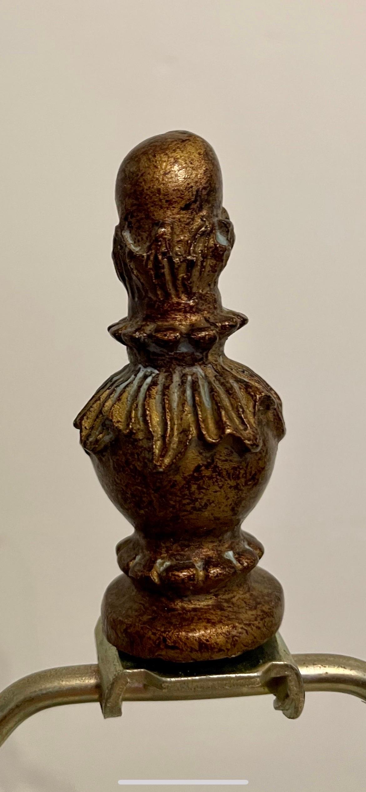 Mid-20th Century Italian Brass Pineapple Lamp For Sale