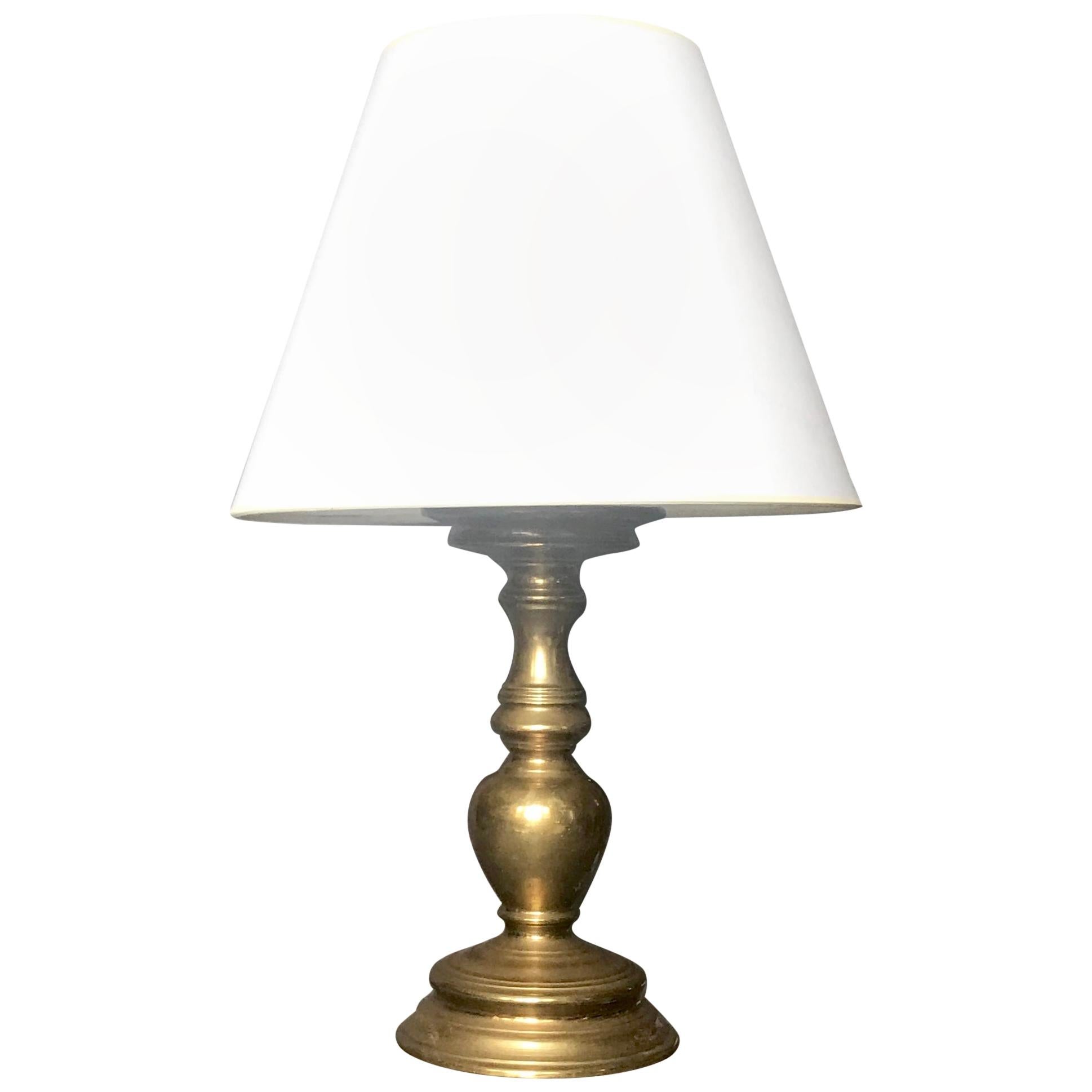 Italian Brass Reading Lamp For Sale