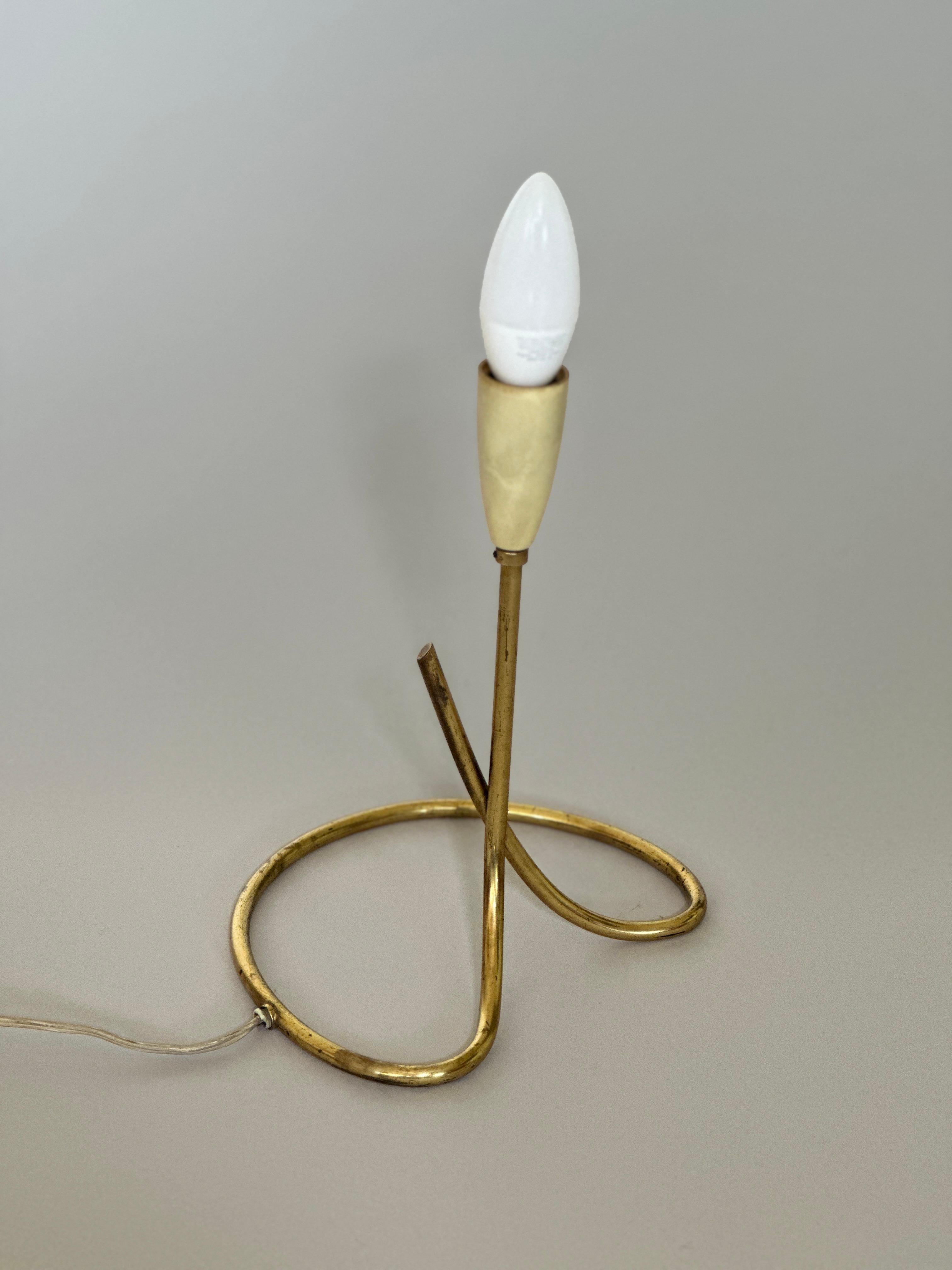 Italian Brass Table Lamp, 1950s In Good Condition For Sale In Čelinac, BA