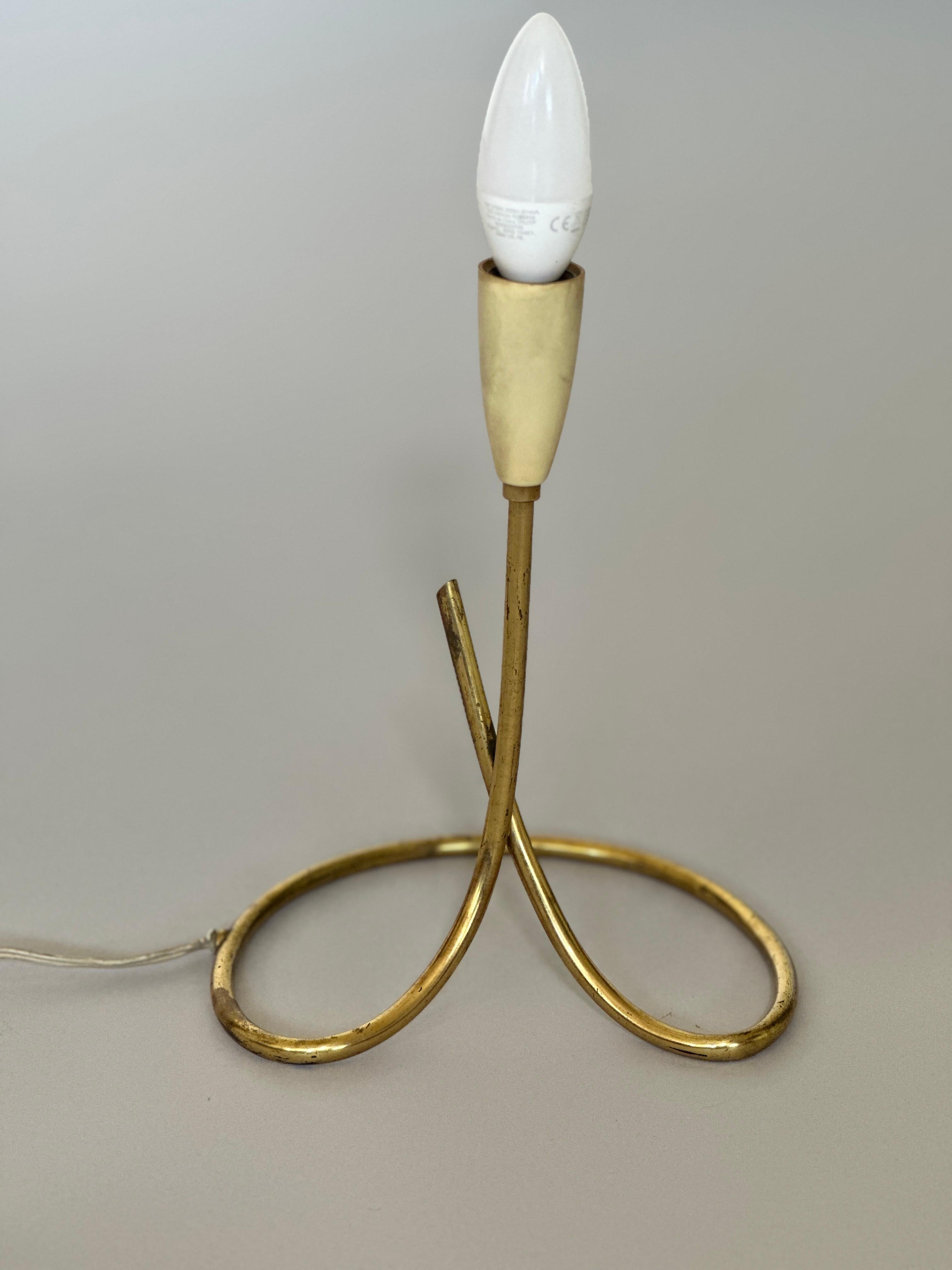 Italian Brass Table Lamp, 1950s For Sale 2
