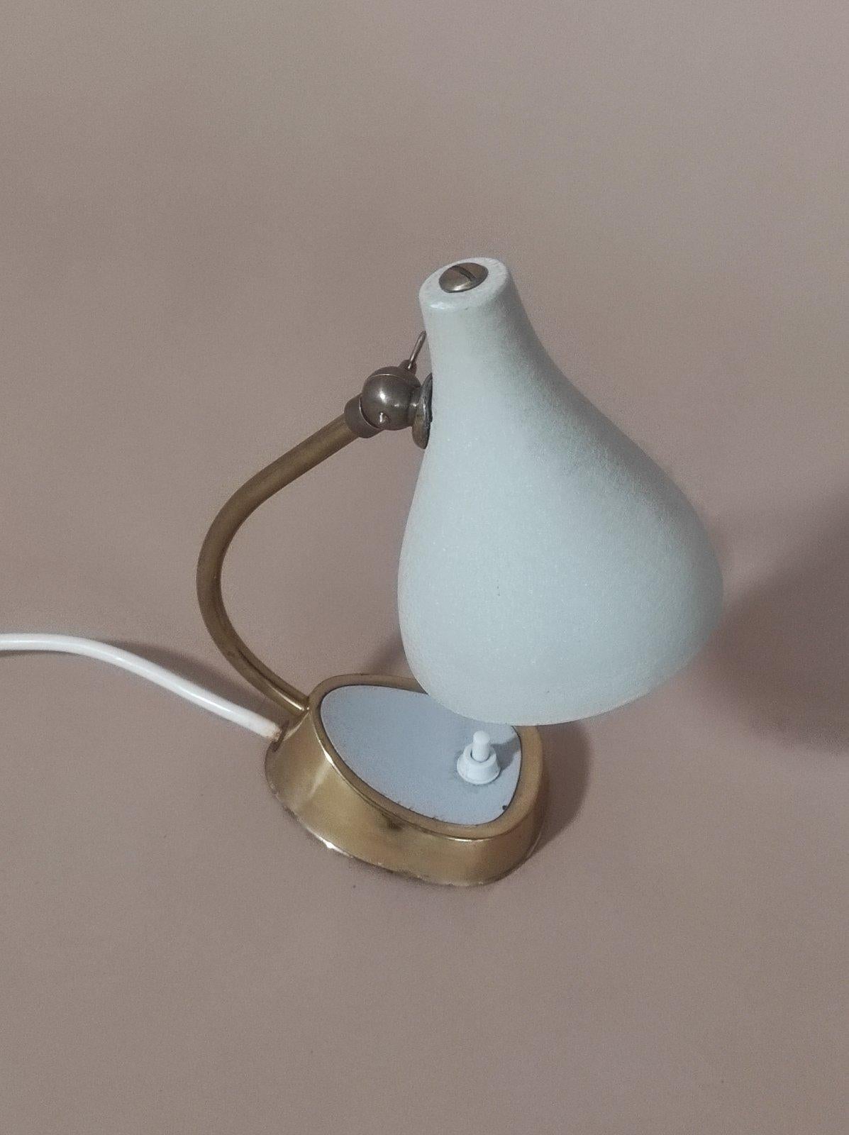 Lampe de table italienne en laiton 1950 en vente 2