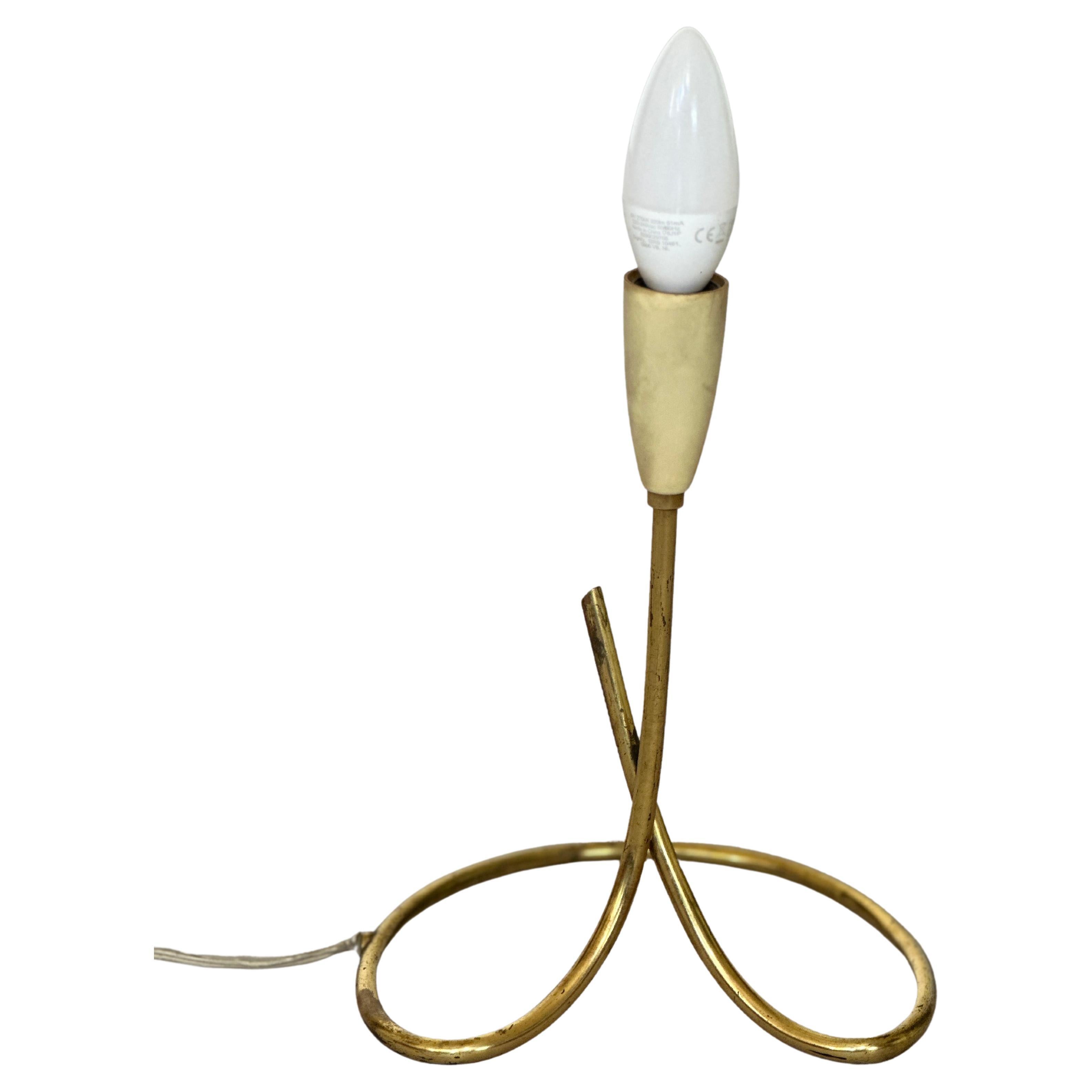 Italian Brass Table Lamp, 1950s For Sale