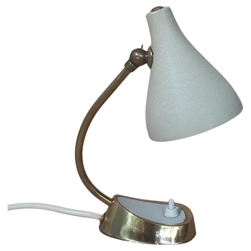 Lampe de table italienne en laiton 1950