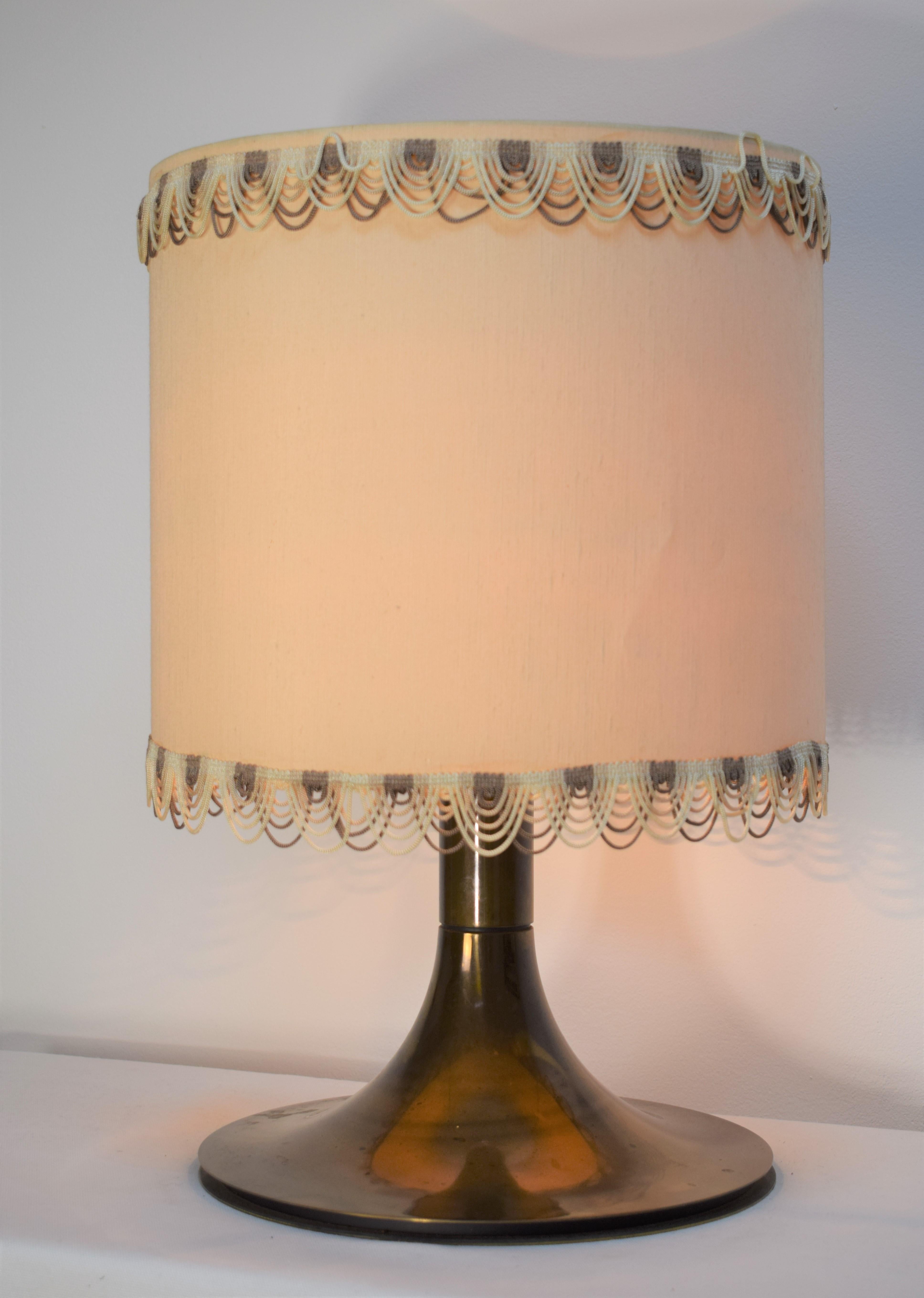 Mid-Century Modern Lampe de bureau italienne en laiton, années 1960 en vente