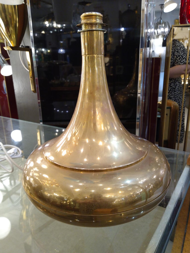 Italian Brass Table Lamp by Firma Due, 1960s For Sale at 1stDibs