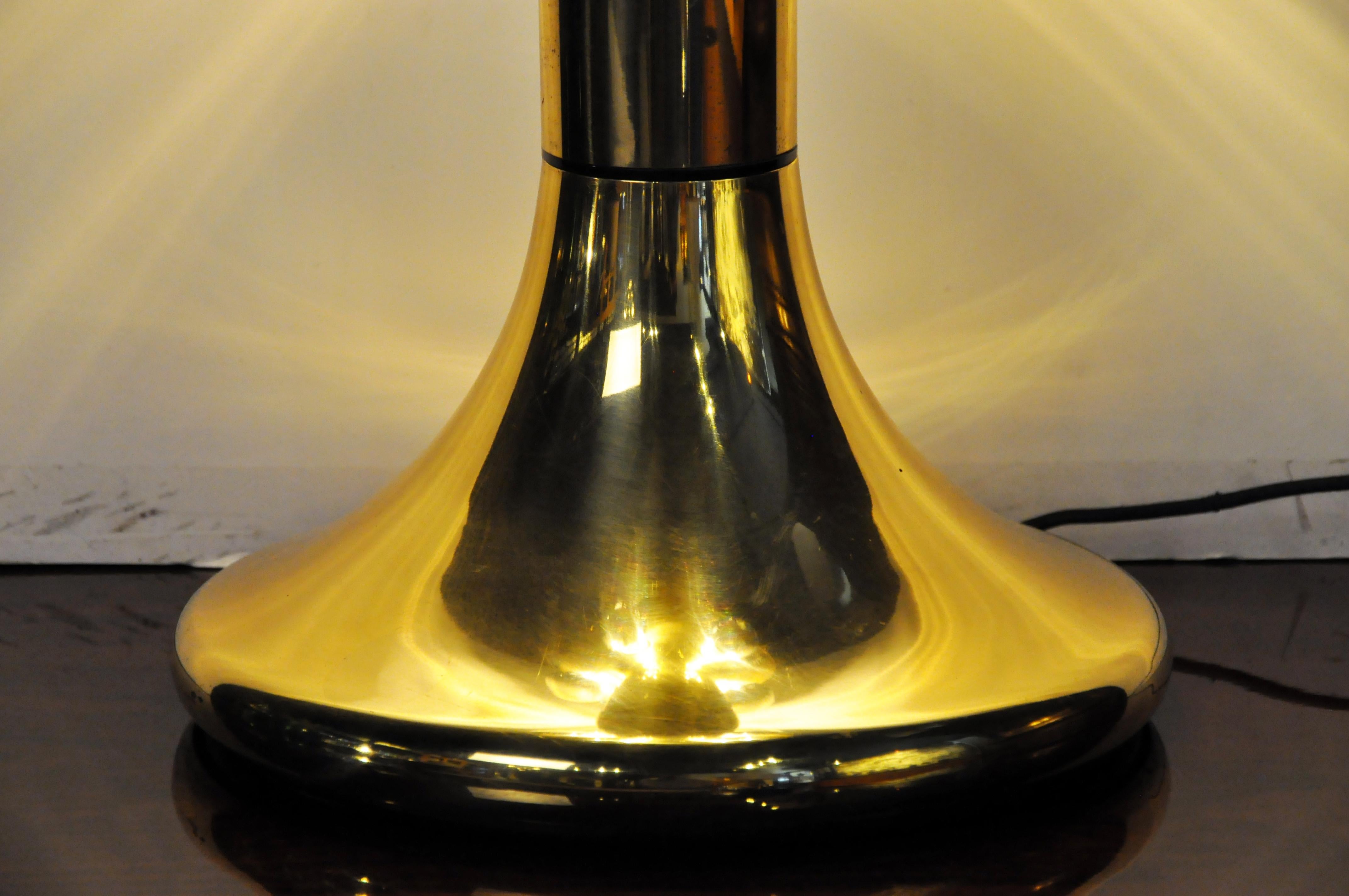 Italian Brass Table Lamp 13