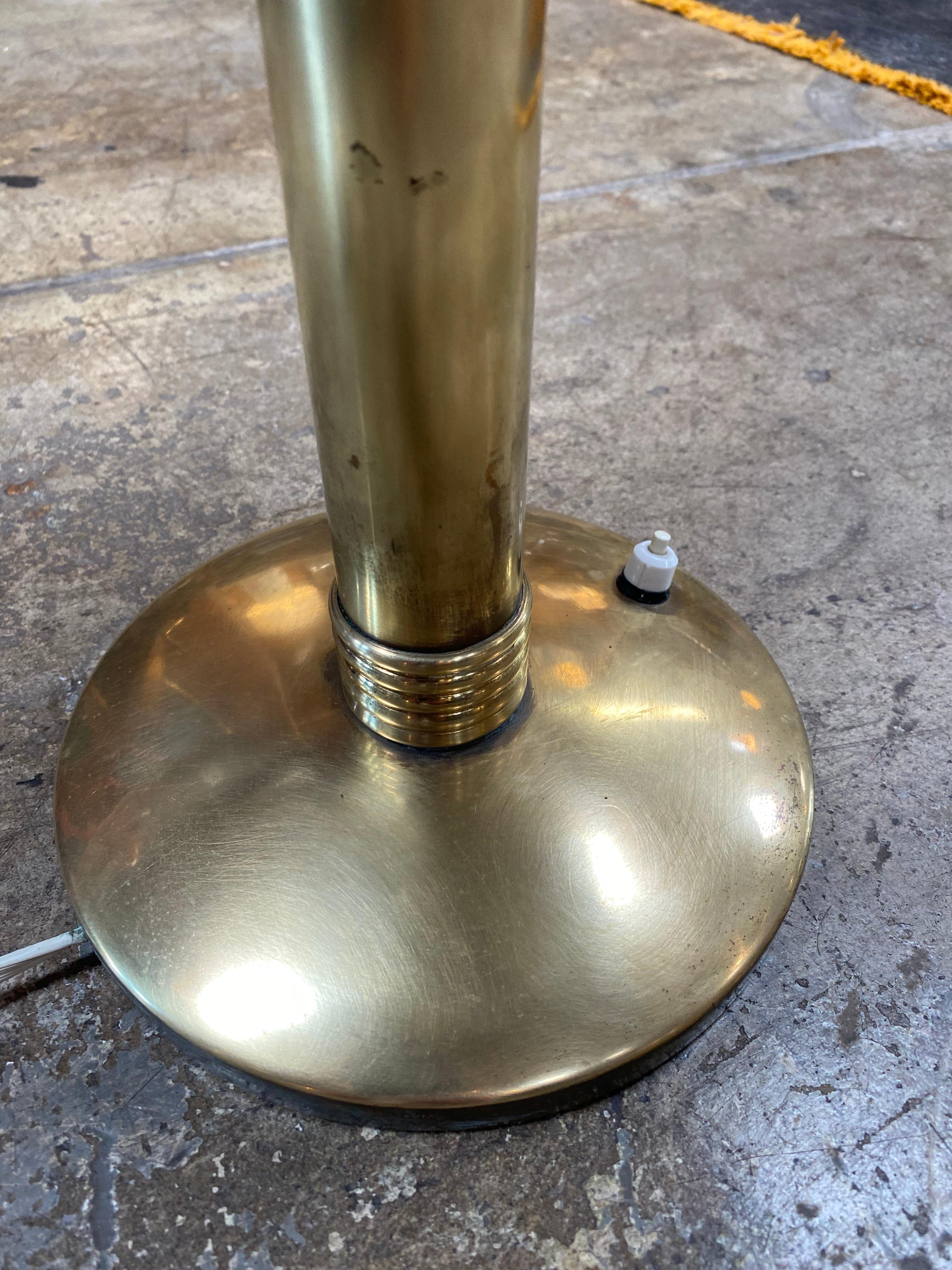 Mid-Century Modern Italian Brass Table Lamp