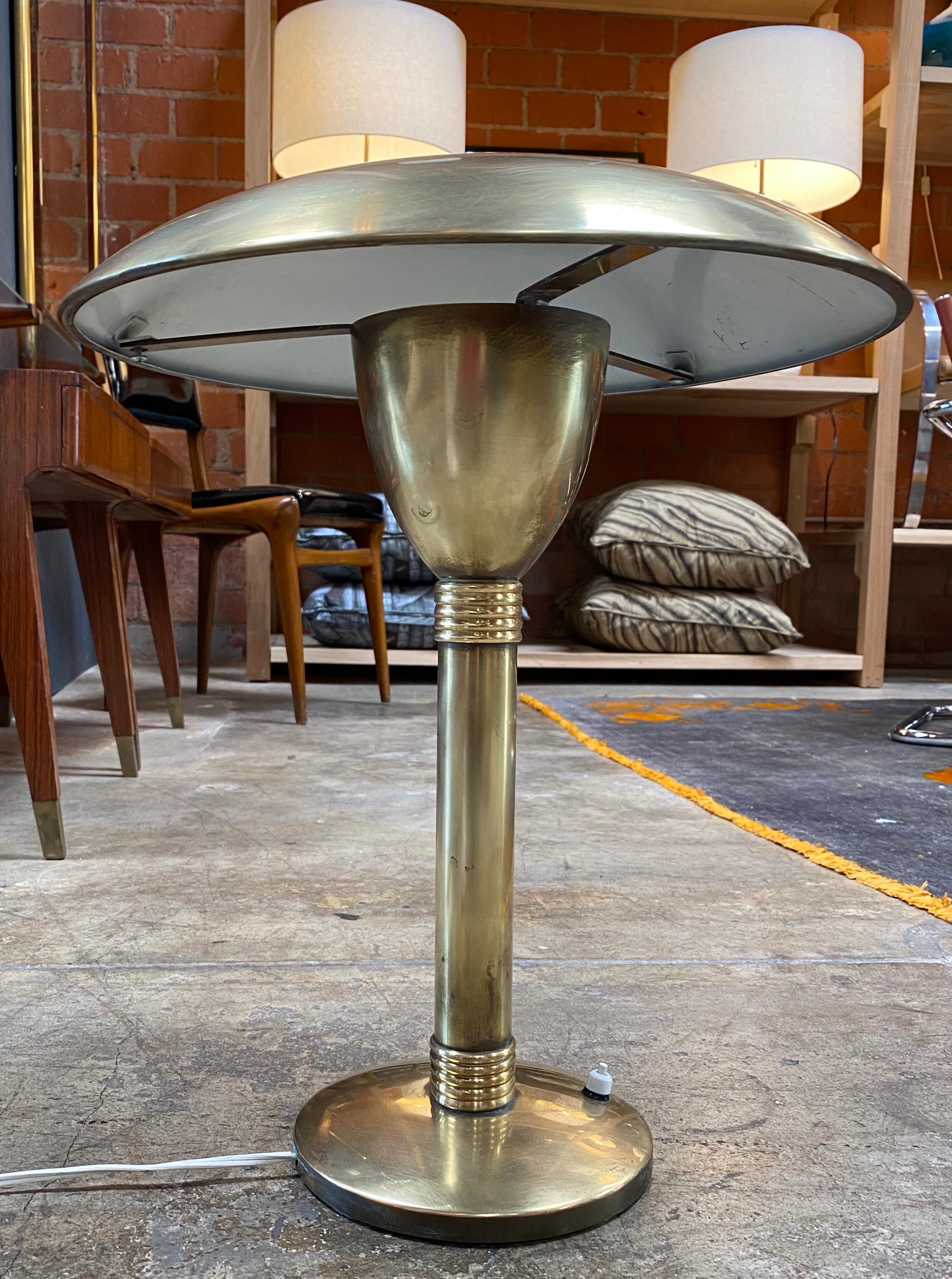 Italian Brass Table Lamp 1