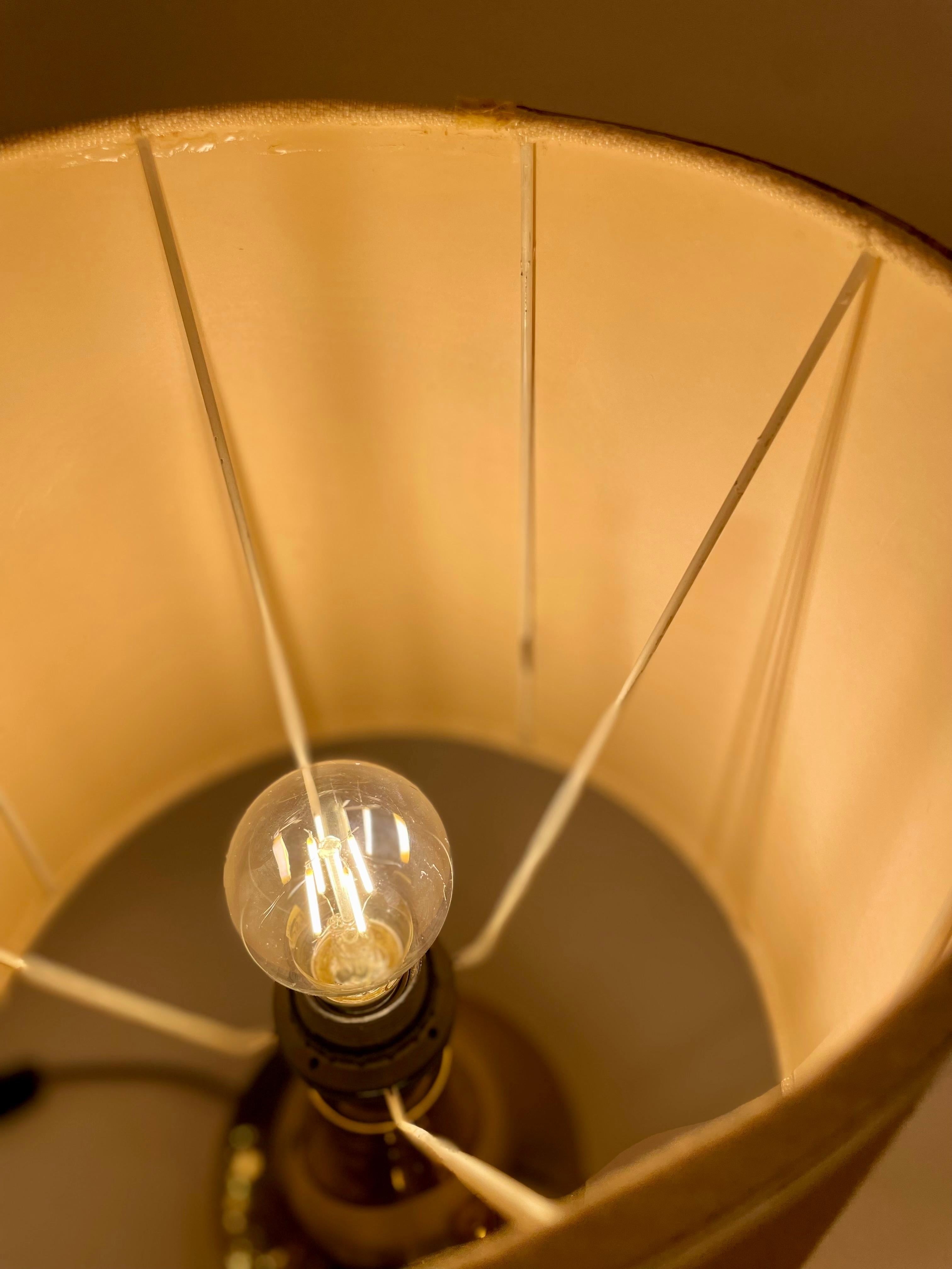 Lampes de table italiennes en laiton, 1970 en vente 3
