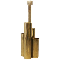 Vintage Italian Brass Umbrella Holder