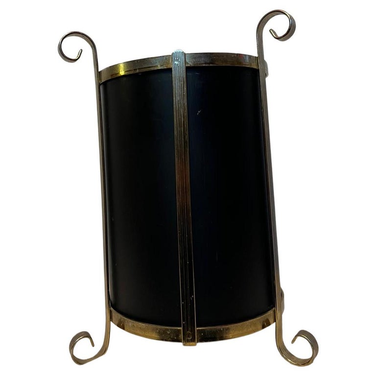 Italian Brass Umbrella Stand, 1960s For Sale at 1stDibs