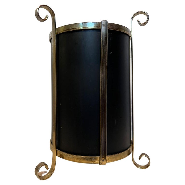 Italian Brass Umbrella Stand, 1960s For Sale at 1stDibs