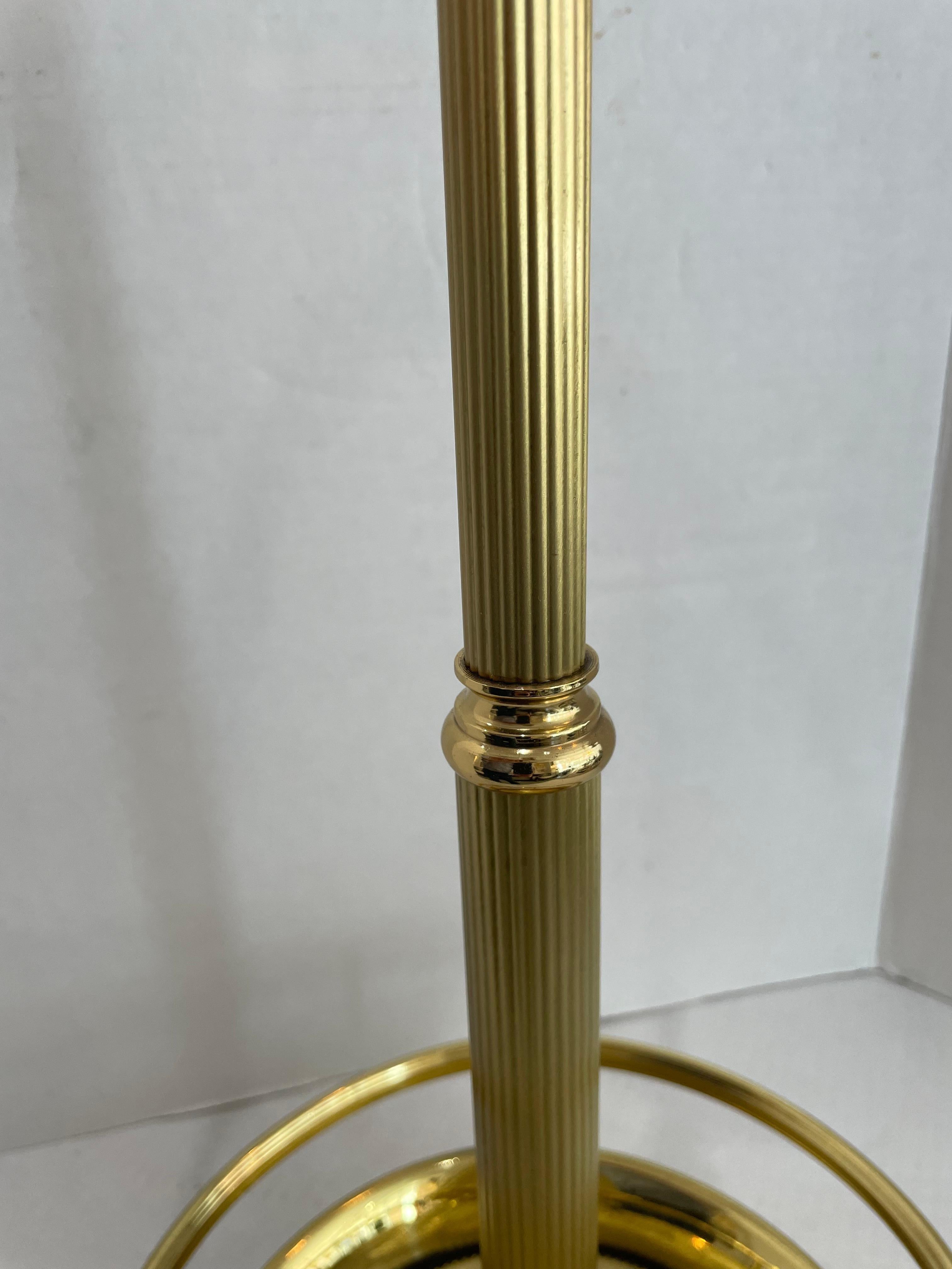 Italian Brass Umbrella Stand by F.III ORNSEIGO For Sale 3