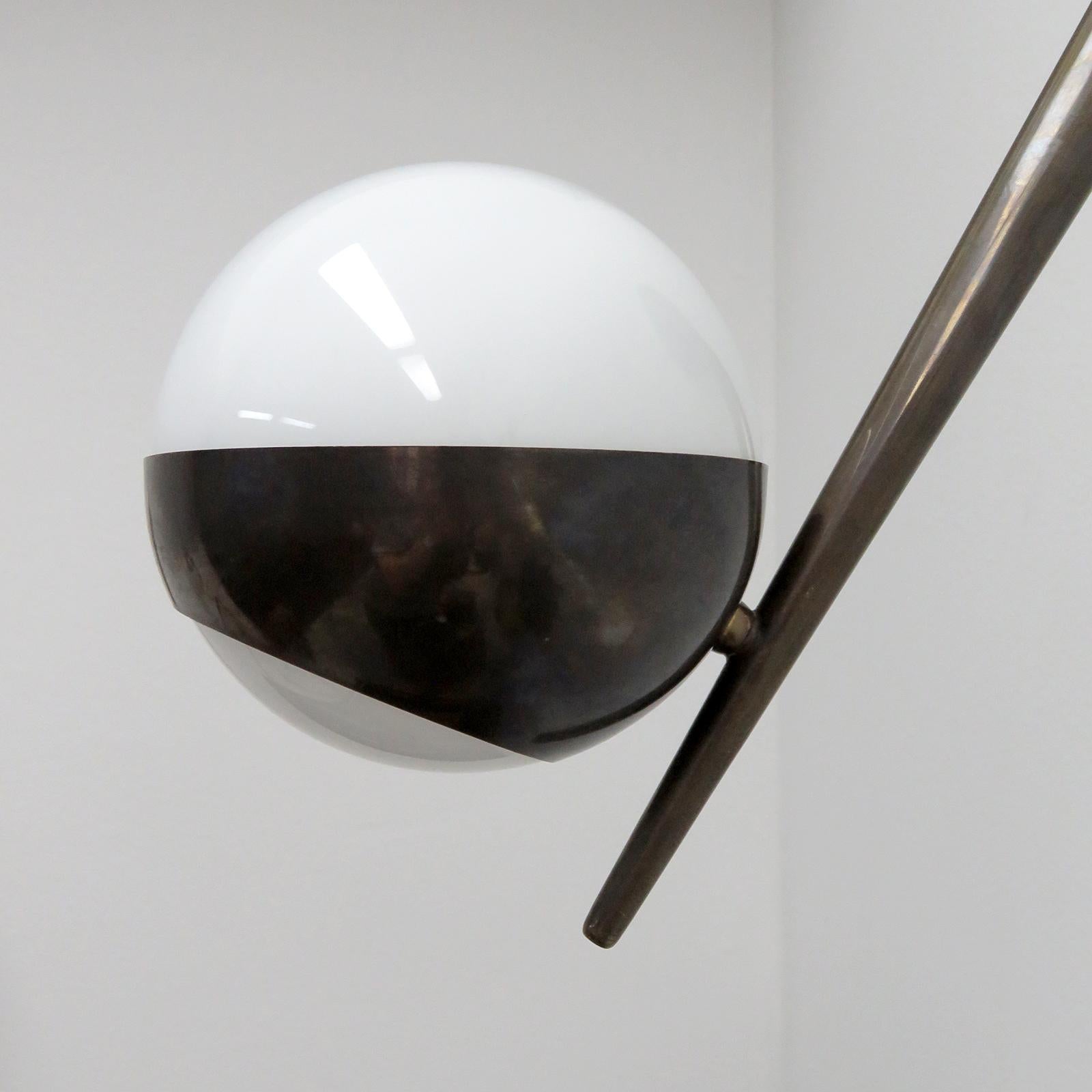 Ottone Lampade da parete in ottone italiano in vendita