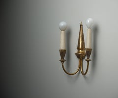 Aplique italiano de latón, años 50