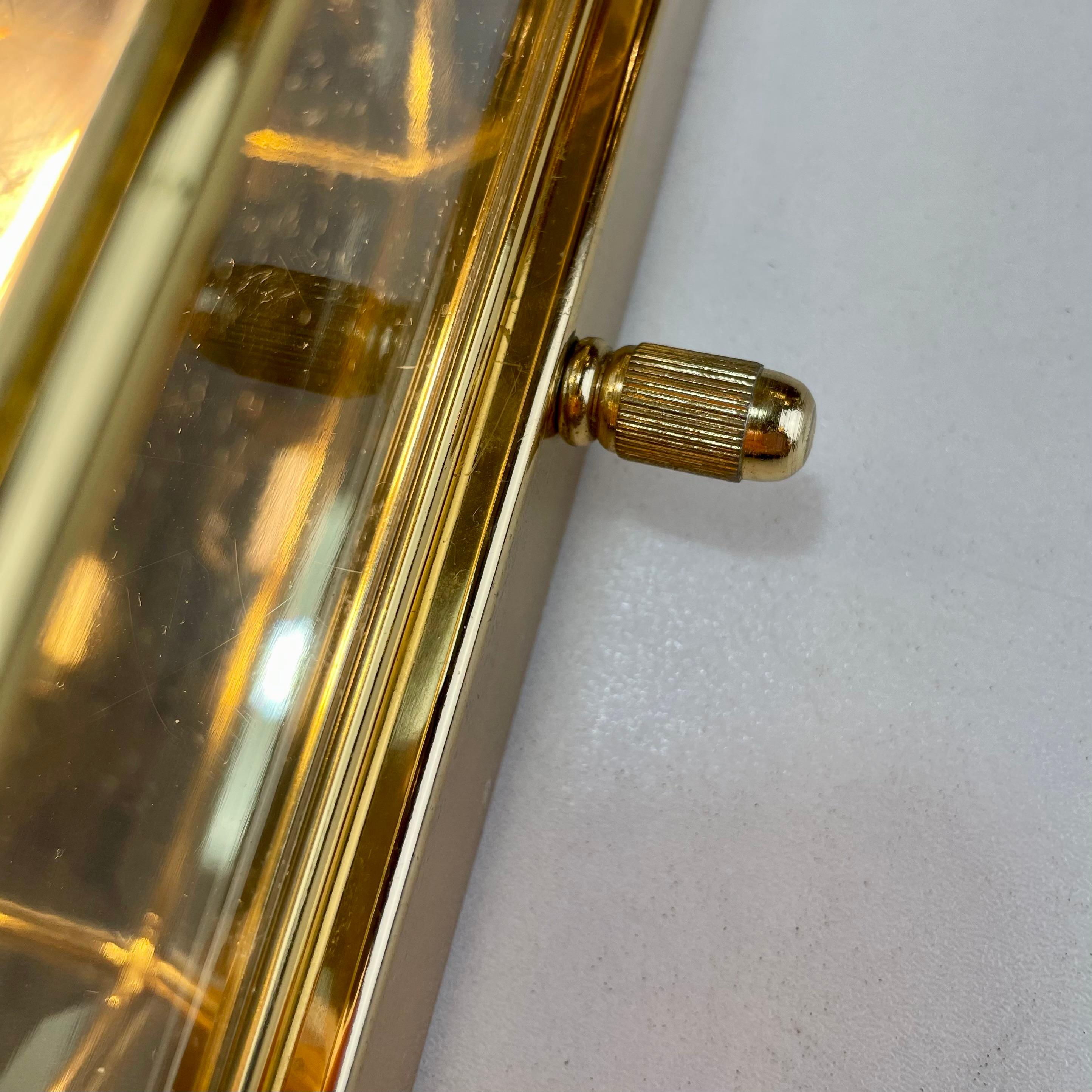 Italian Brass Wall Sconce, 1980s For Sale 7