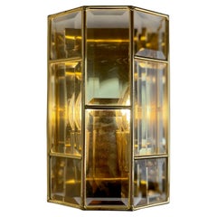 Italian Brass Wall Sconce, 1980s