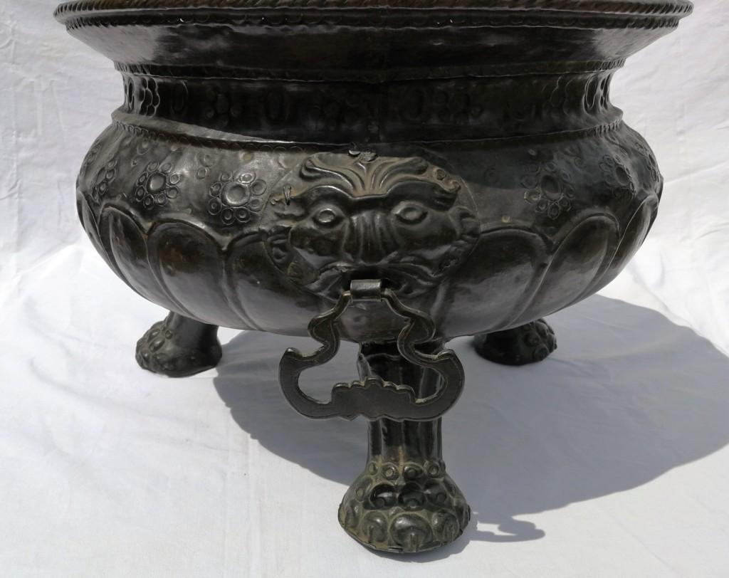 18th Century and Earlier Italian Brazier in Burnished Copper, Venice, 16th Century, Italy Renaissance For Sale