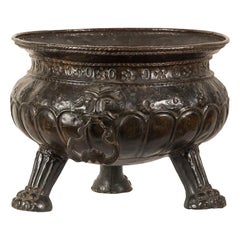 Italian Brazier in Burnished Copper, Venice, 16th Century, Italy Renaissance