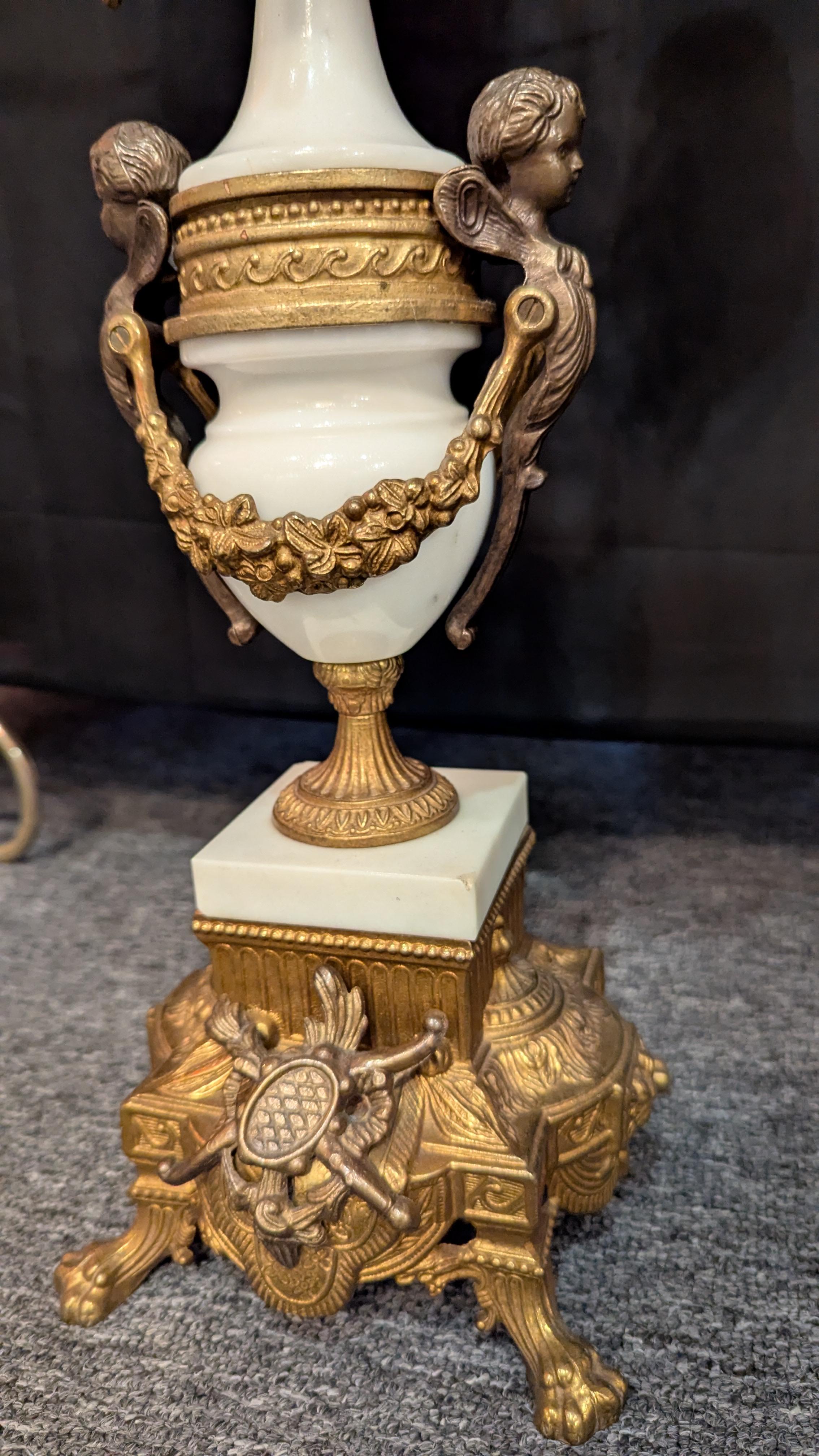 20th Century Italian Brevettato Candelabra pair For Sale