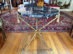 Italian Bronze And Marble Table