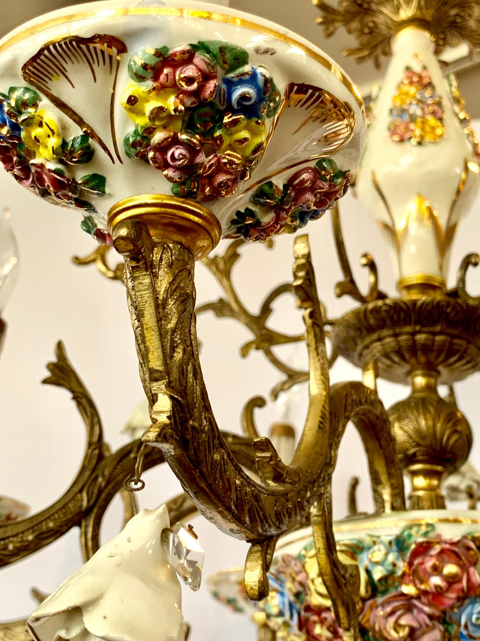 antique porcelain chandelier