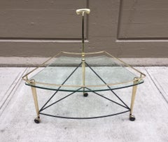 Italian Bronze Bar Cart