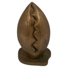 Escultura italiana de bronce sobre el cáncer, años 40