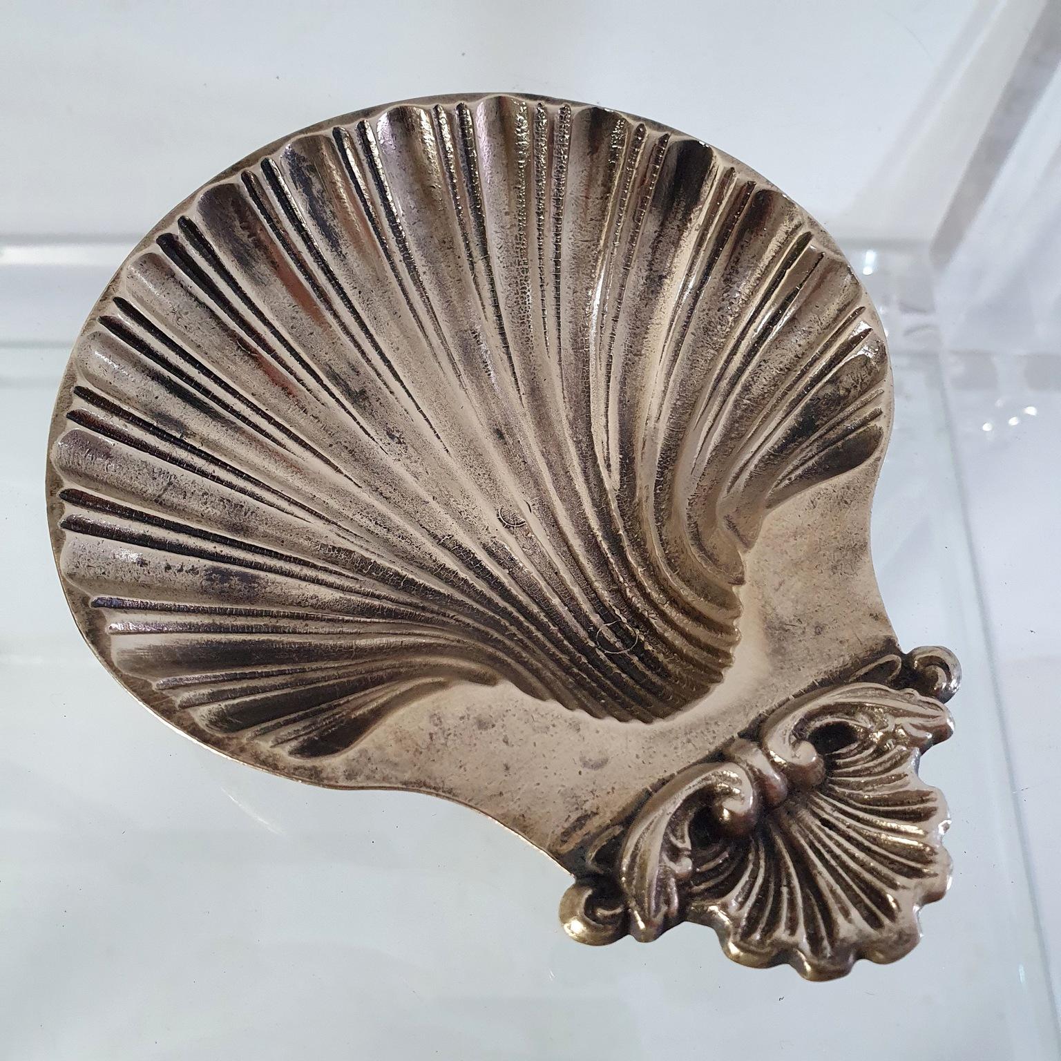 Rococo Italian Bronze Clam Vide-Poche