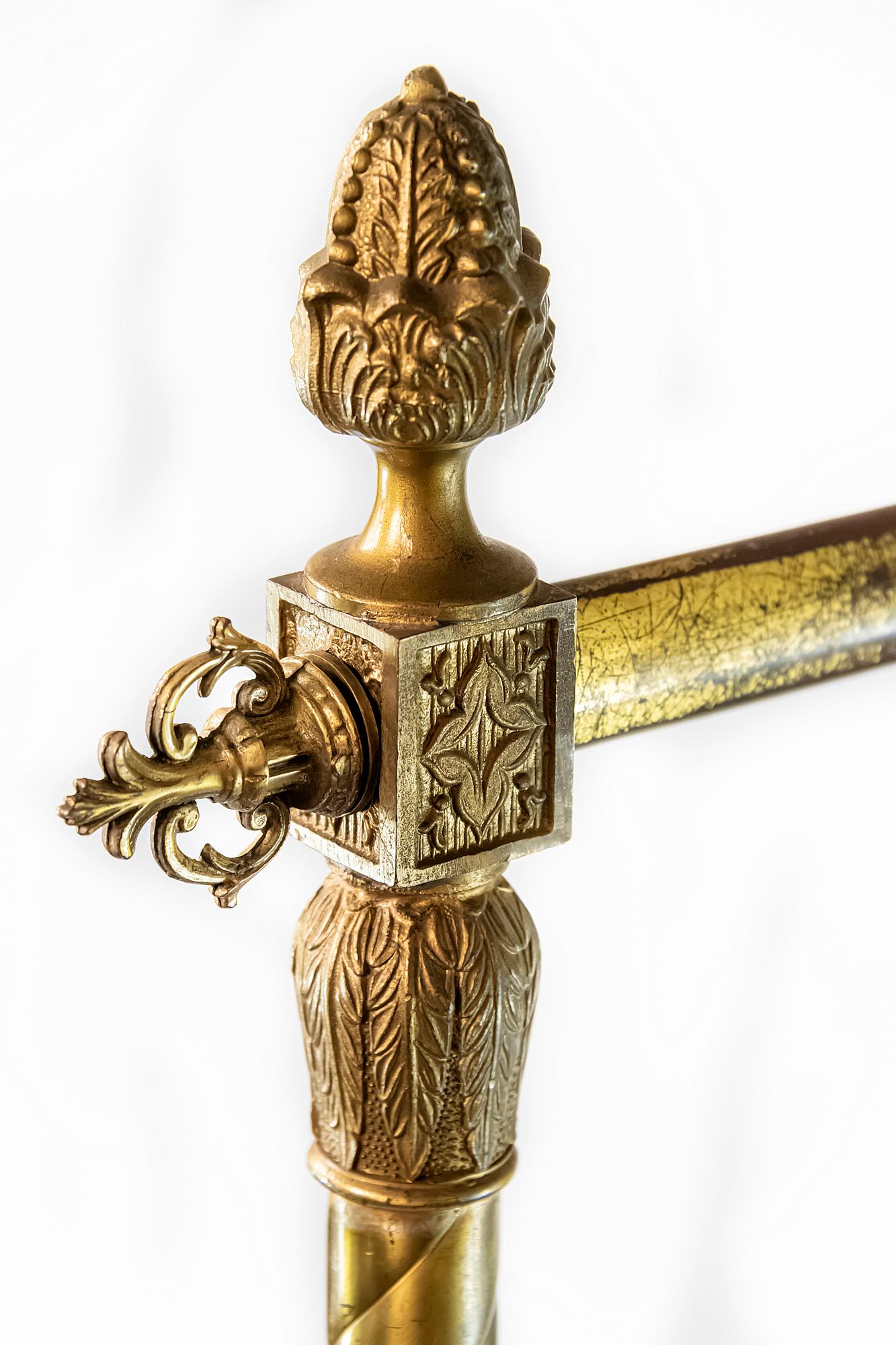 bronze clothes rack
