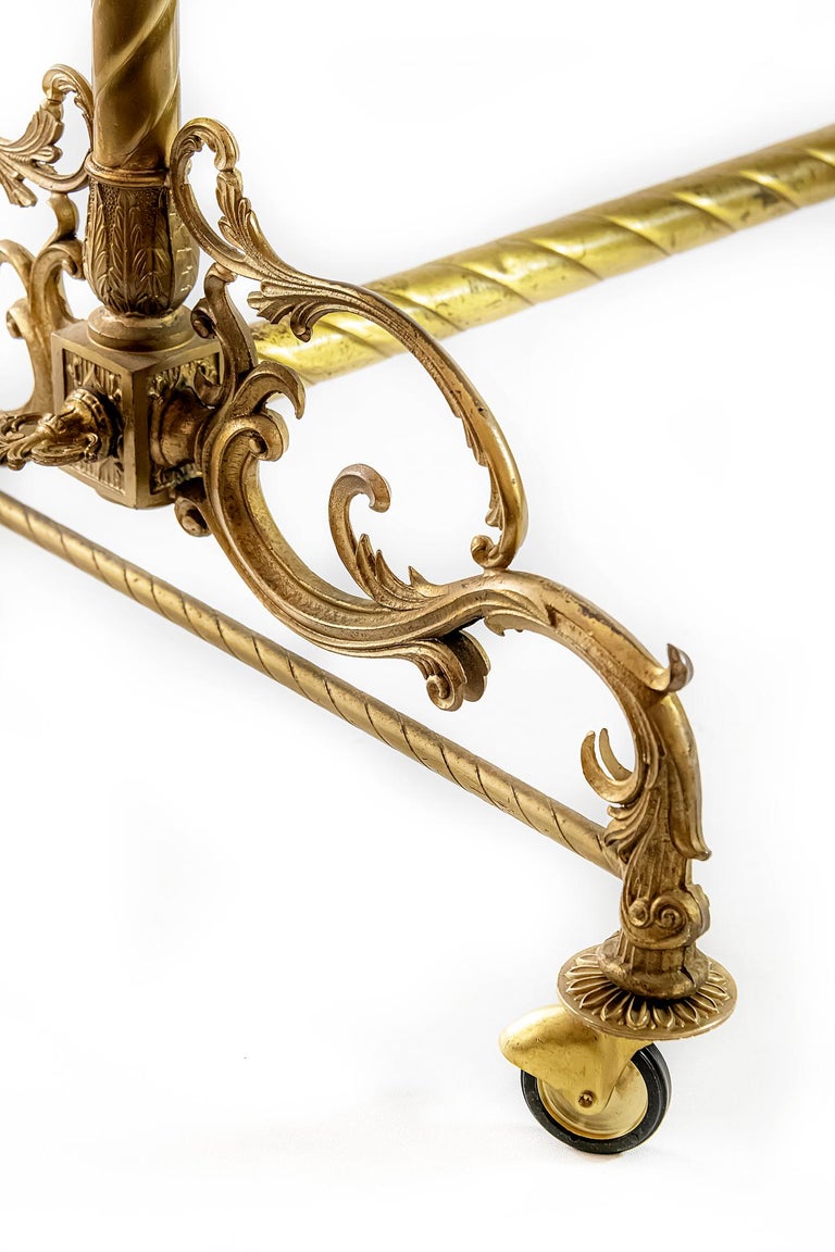 Italian Bronze Coat / Clothes Rack Stand For Sale at 1stDibs