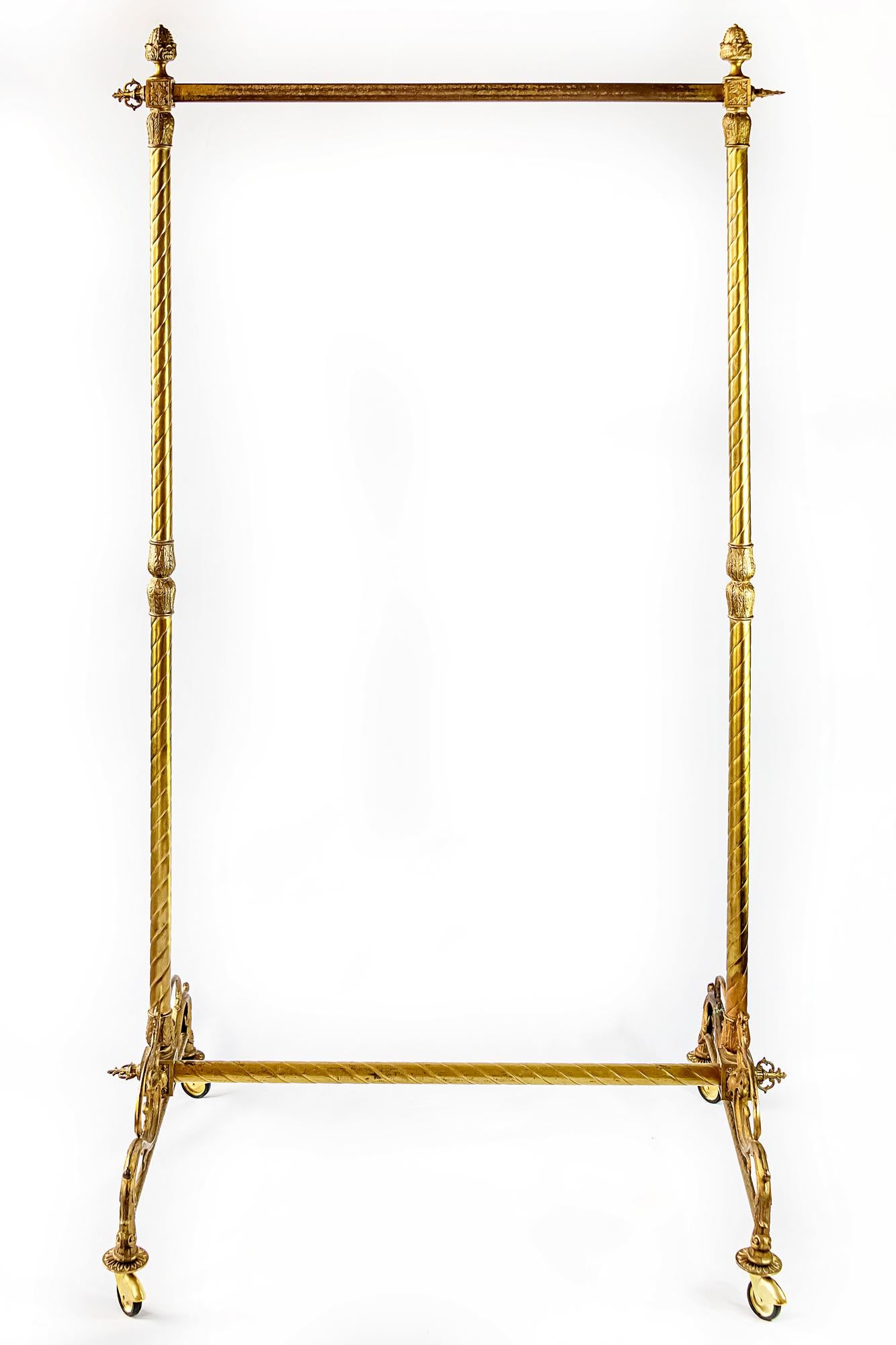 Italienischer Bronze-Mantel-/Kleiderständer 2