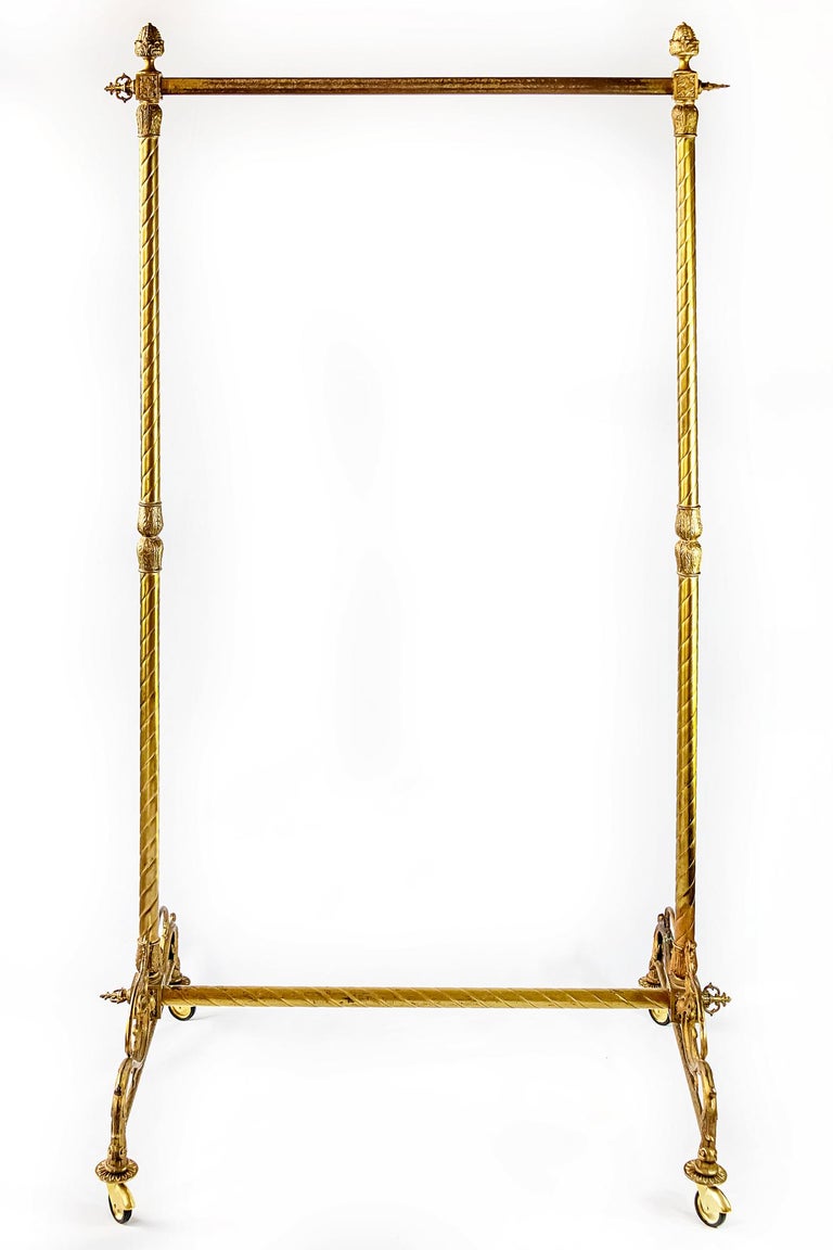 Italian Bronze Coat / Clothes Rack Stand For Sale at 1stDibs