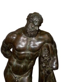 Italian Bronze Figure of Hercules, Early 20th Century