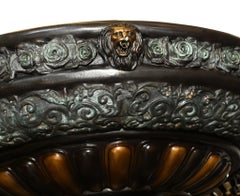 Fontaine italienne en bronze - Grande caractéristique classique d'eau de jardin pour jeune fille