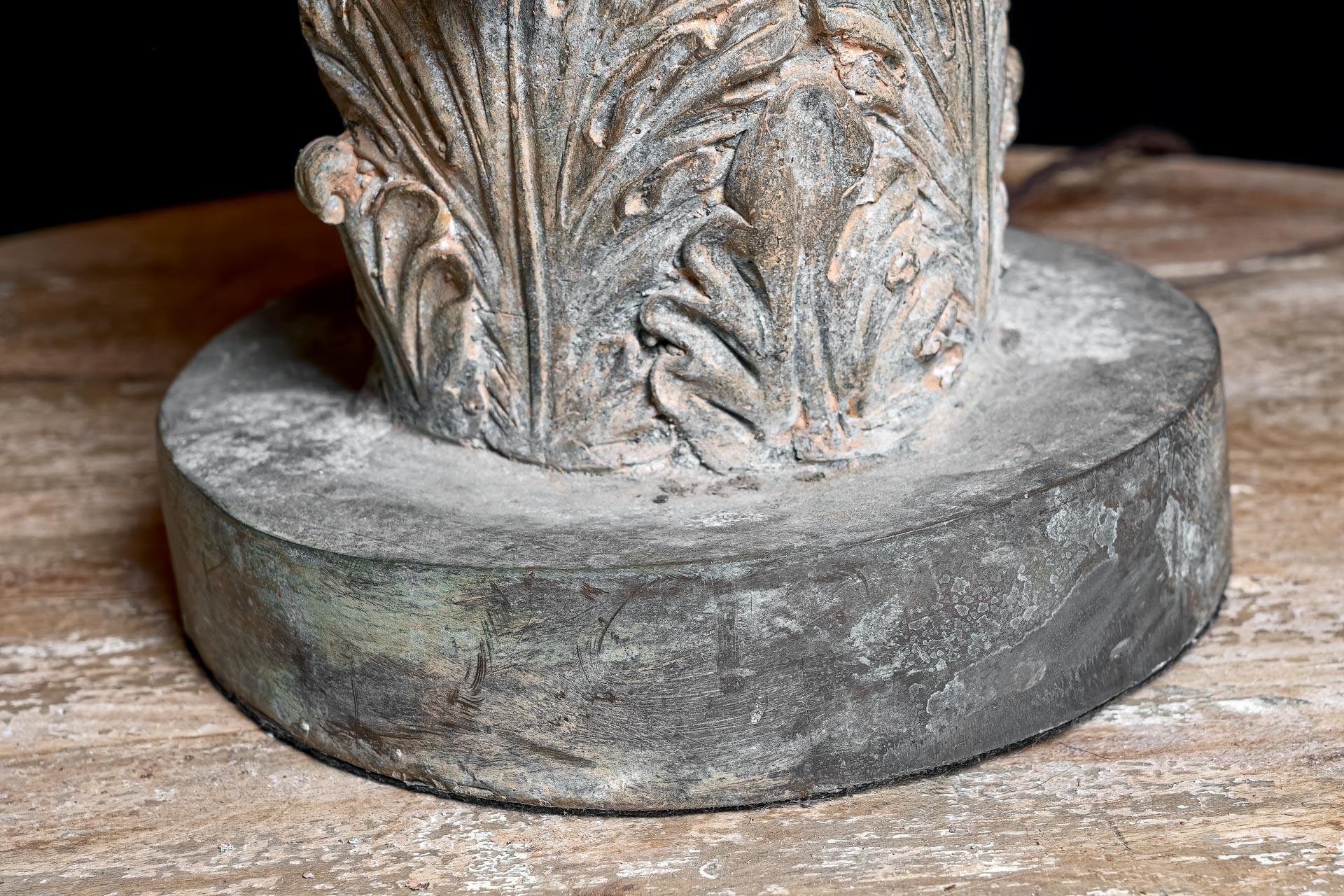 Lampe de fontaine italienne en bronze du 18e siècle Bon état - En vente à Alton, GB