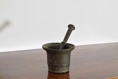 Italian Bronze Mortar and Pestle, mid to late 17th century