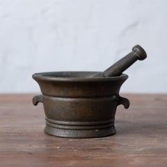 Italian Bronze Mortar & Pestle