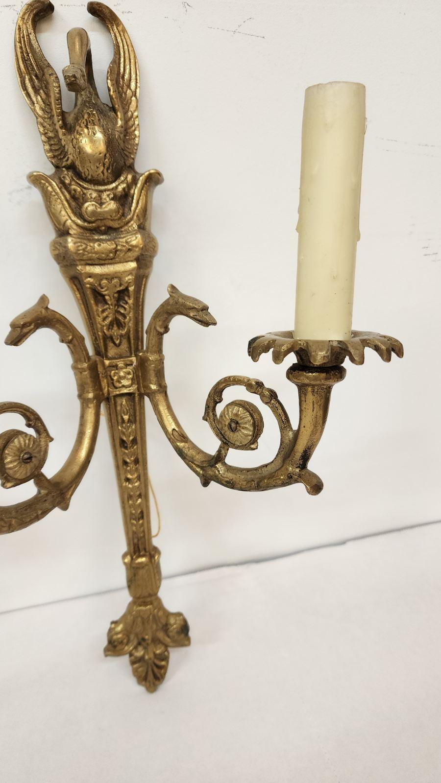 Apliques de bronce italiano en Excelente estado para la venta en Dallas, TX