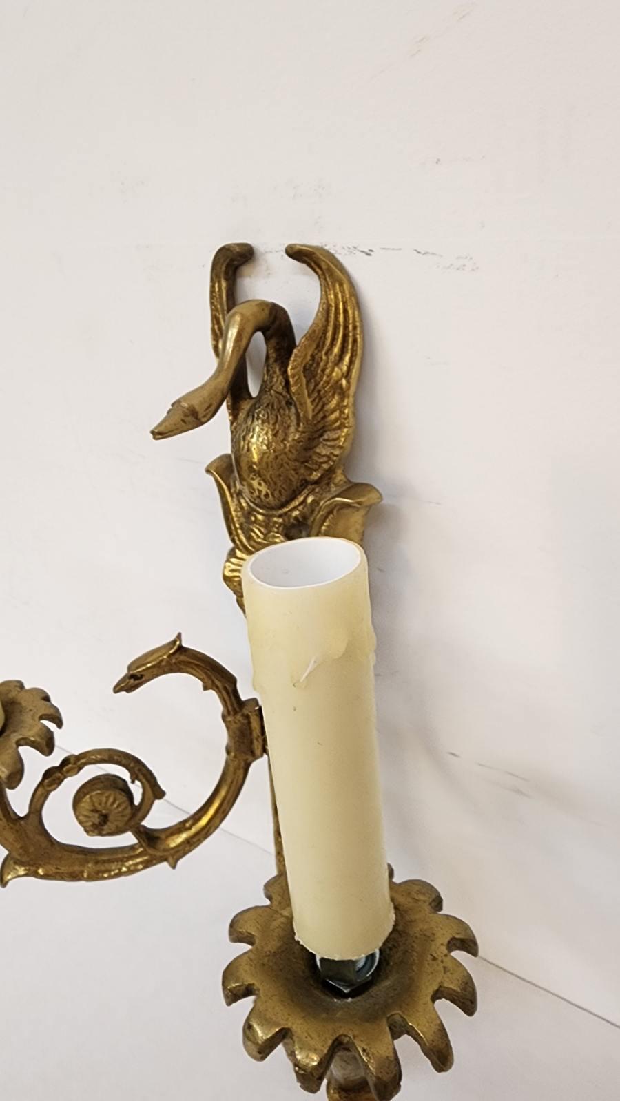 Apliques de bronce italiano siglo XIX en venta