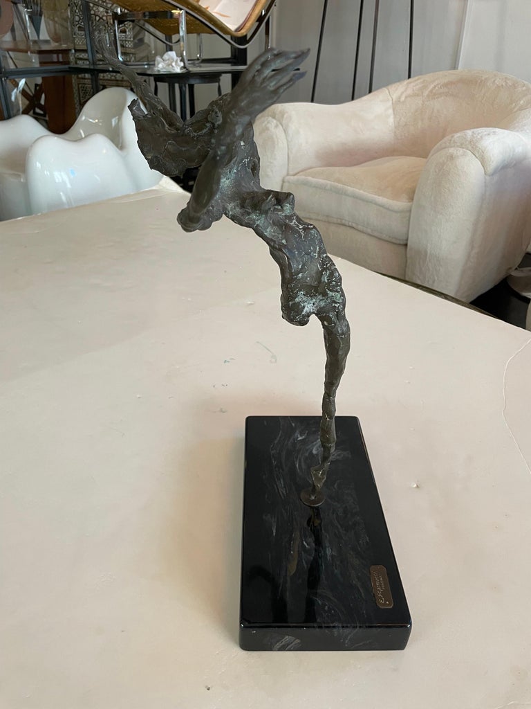 Italian Bronze Sculpture by Emanuele Scarnicci, 1966 For Sale at 1stDibs