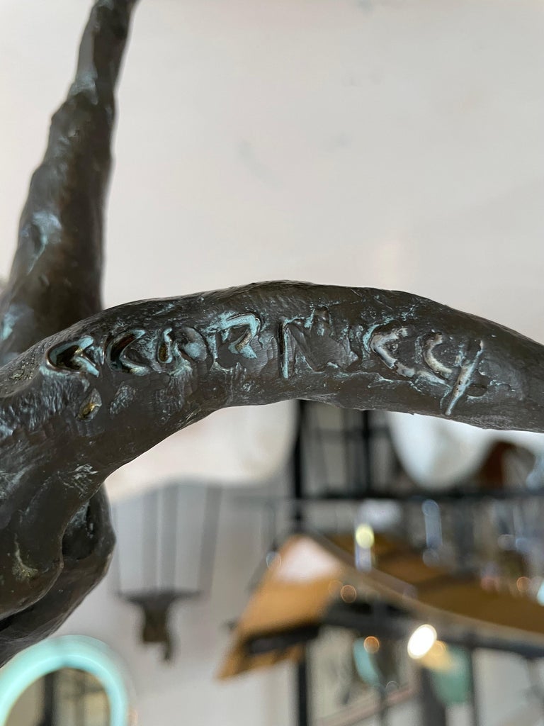 Italian Bronze Sculpture by Emanuele Scarnicci, 1966 For Sale at 1stDibs