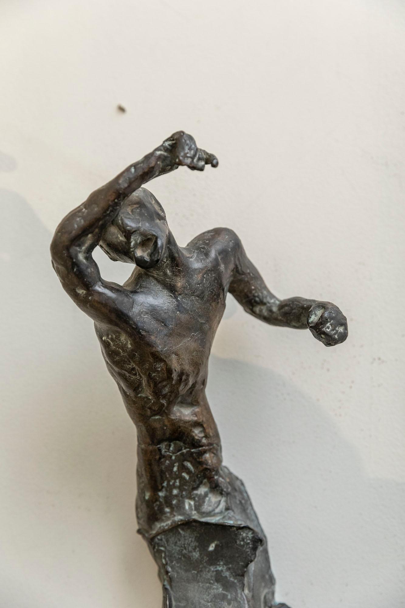 Italian Bronze Sculpture by Marcello Pietrantoni For Sale 3