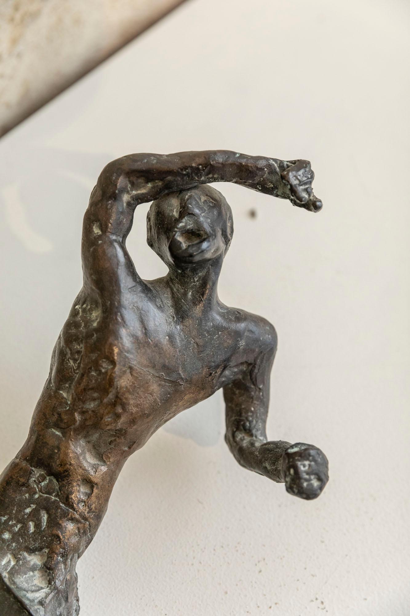 Italian Bronze Sculpture by Marcello Pietrantoni For Sale 5