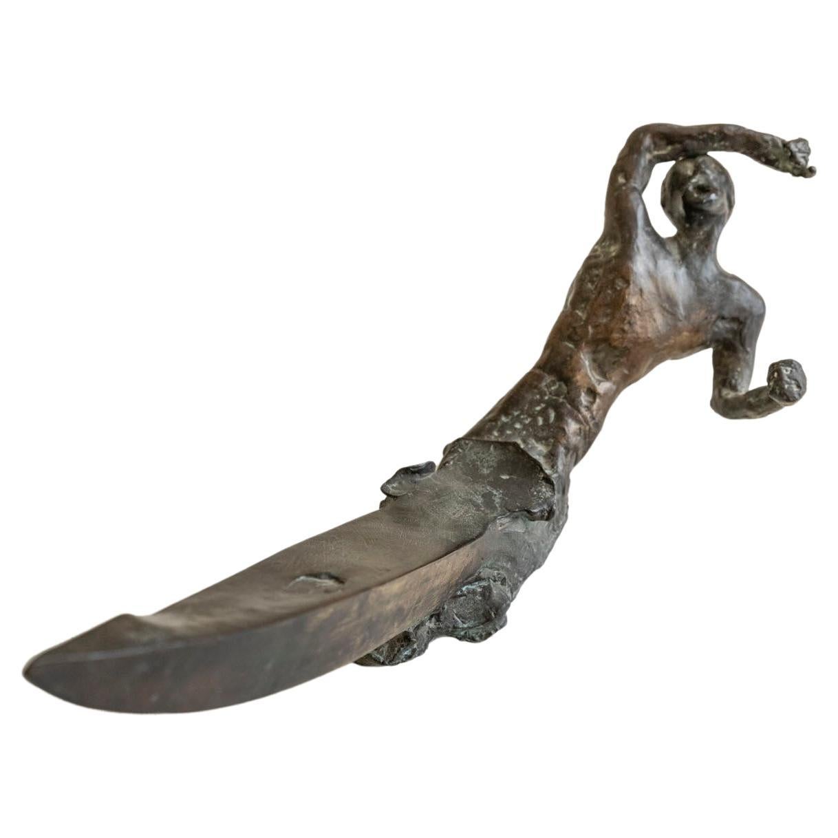 Italian Bronze Sculpture by Marcello Pietrantoni For Sale