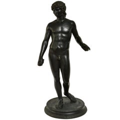 Sculpture italienne en bronze d'un Farnèse antique, 19ème siècle
