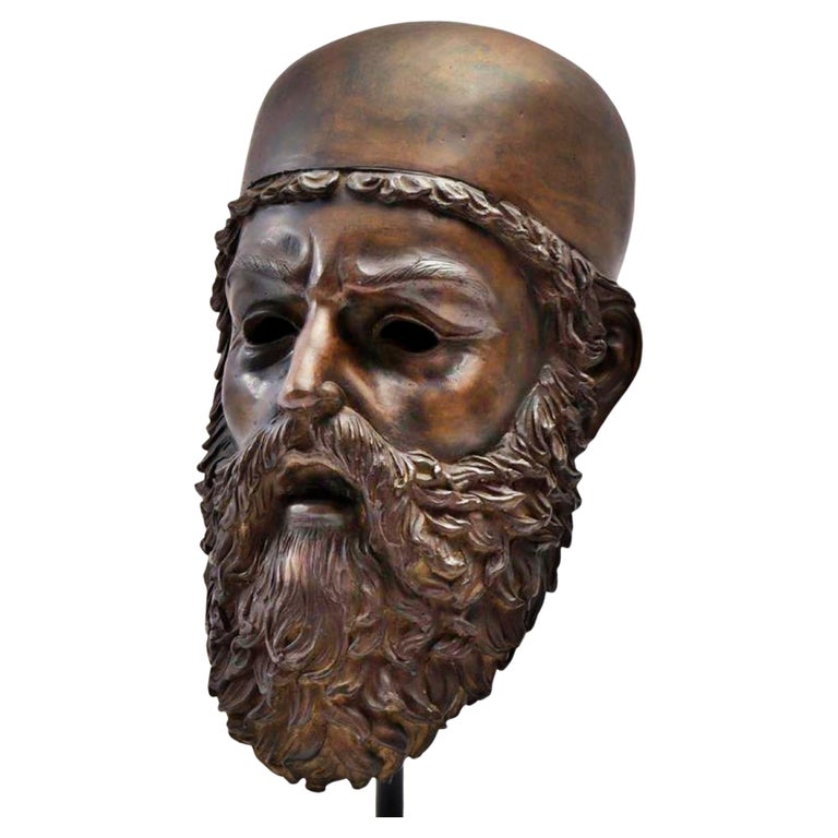 Italian Bronze Statue of a Roman Man, End 19th / Early 20th Century For