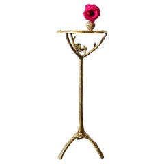 Italian Bronze Tripod Cocktail Table Italian Bronze Tripod Cocktail Table