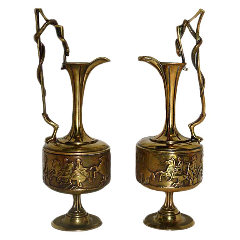 Vases bronze italiens