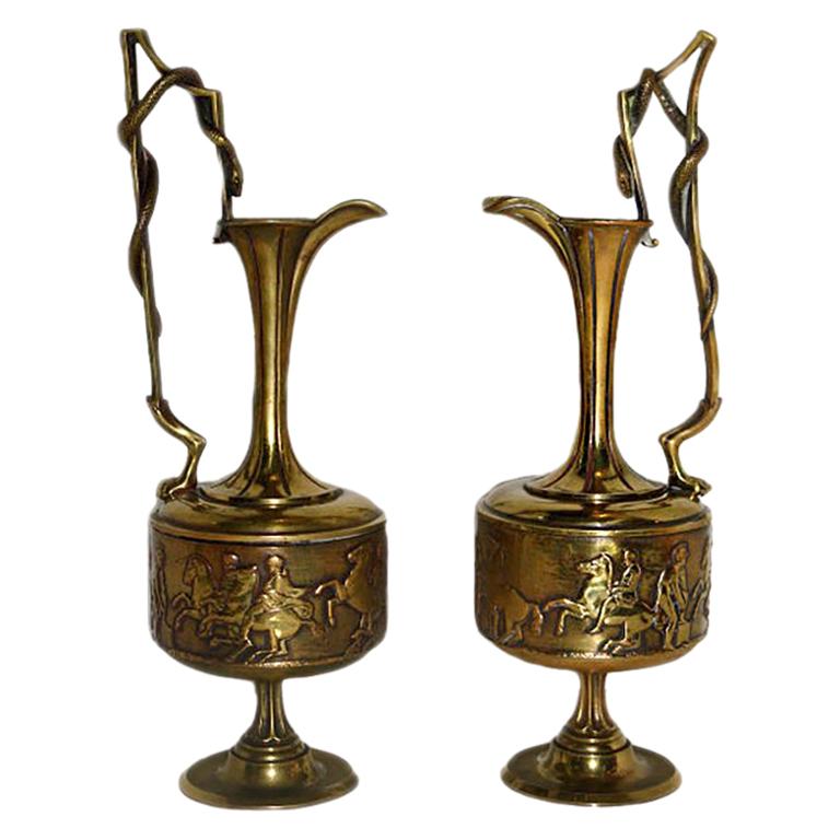 Italian Bronze Vases For Sale